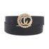 Plus Size Metal Buckle Twisted Circle Belt