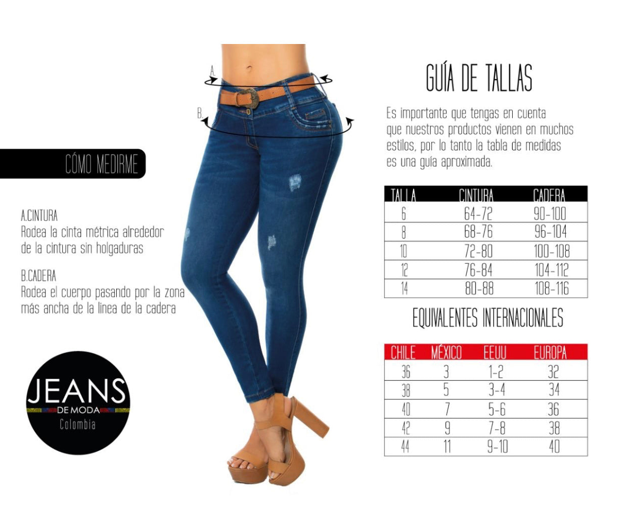 Revel Jeans Columbian Buttlifting Jeans US size 1-2