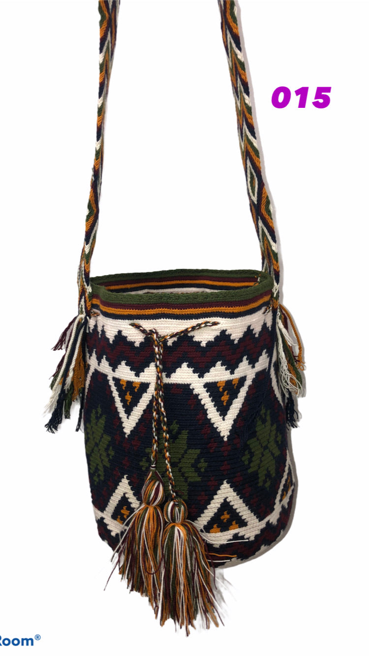 Patrón bolsos Wayuu